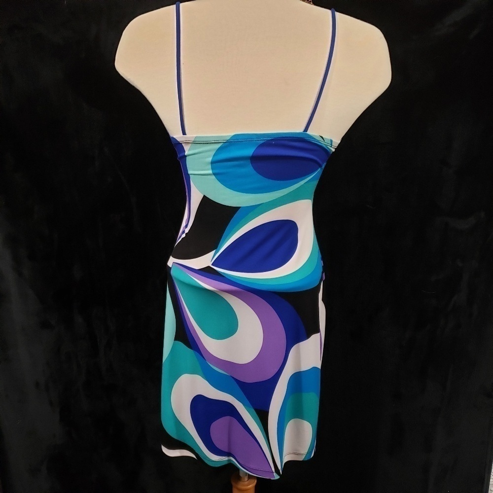 Abstract Print Summer Dress Size M - Picture 4 of 4
